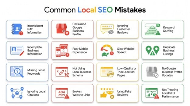 SEO mistakes